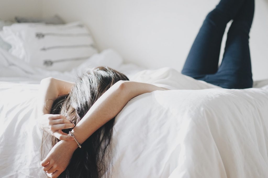 woman relaxing